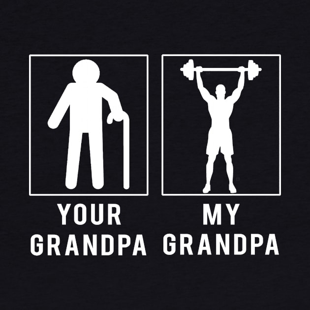 lifting your grandpa my grandpa tee for your grandson granddaughter by MKGift